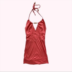 Y2k beaded halter top